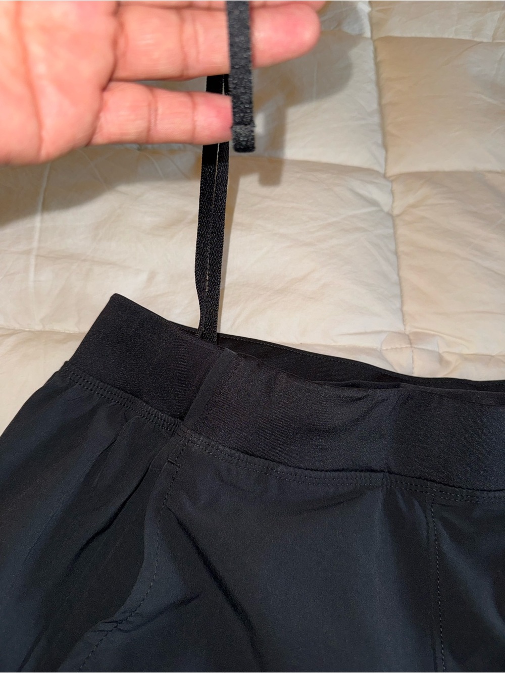 Under Armour Black Women's Athletic Shorts with Drawcord - Picture 7 of 9